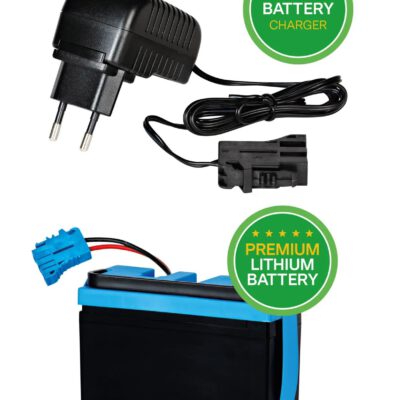 Original Peg Perego 12 Volt-8Ah Lithium-Batterie inkl. Ladegerät