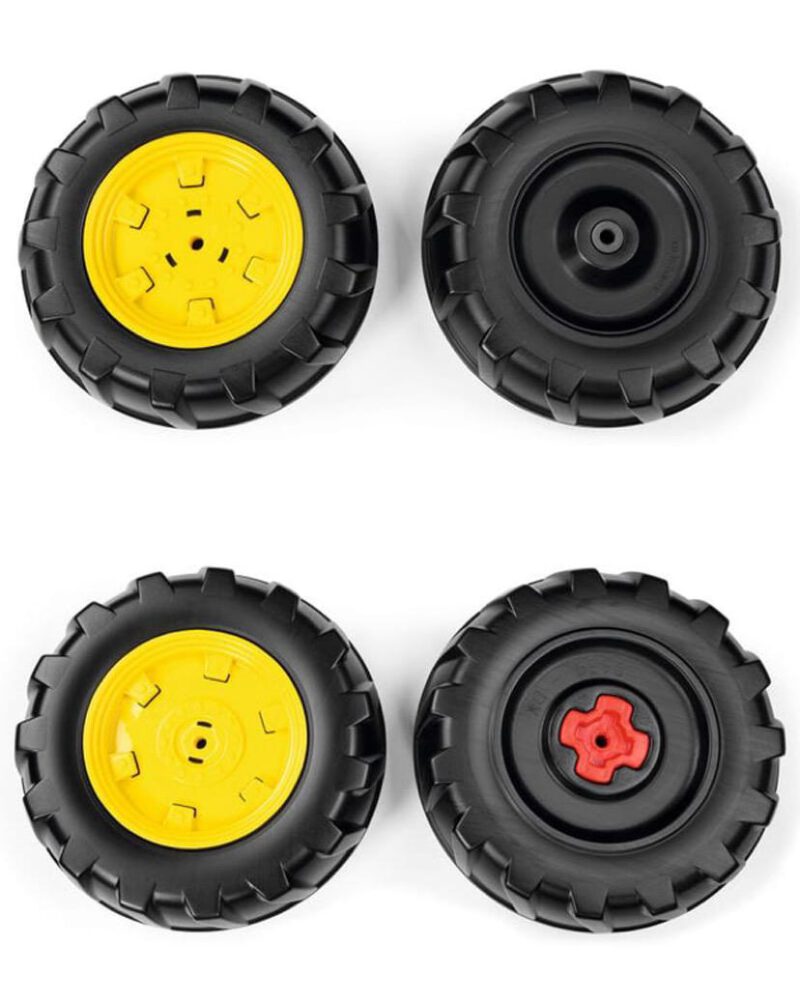 2 Vorderräder und 2 Hinterräder für Peg Perego John Deere Ground Force / Ground Loader